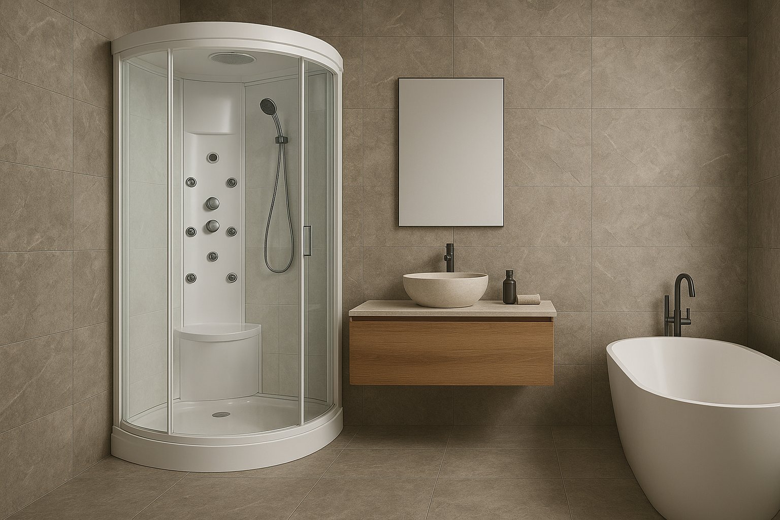 Estilo, comodidad y tendencia para tu baño en 2025

Si estás pensando en renovar tu baño esta primavera, una de las mejores decisiones que puedes tomar es instalar una cabina de ducha. En Esil de Alba te mostramos por qué este elemento no solo mejora la funcionalidad del baño, sino que también aporta diseño, modernidad y confort.

¿Por qué elegir una cabina de ducha?

Las cabinas de ducha han evolucionado. Hoy son sinónimo de diseño inteligente, optimización del espacio y bienestar diario. Se adaptan a cualquier tipo de baño, desde los más compactos hasta los más amplios, y ofrecen soluciones innovadoras para un uso eficiente del agua y una experiencia relajante.

En Esil de Alba trabajamos con firmas líderes en equipamiento de baño que combinan estética, durabilidad y tecnología.