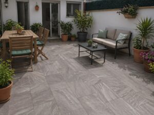 Gres porcelánico para patios o terrazas