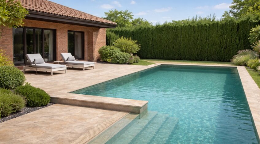 La solución perfecta en diseño y durabilidad

En los últimos años, los sistemas de gres porcelánico para piscinas se han convertido en una de las opciones más demandadas tanto en proyectos residenciales como en instalaciones de uso público. Su combinación de estética, resistencia y fácil mantenimiento los posiciona como una alternativa superior frente a otros materiales tradicionales.

En Esil de Alba apostamos por soluciones innovadoras que elevan el diseño de los espacios exteriores sin comprometer la funcionalidad. A continuación, te contamos por qué el gres porcelánico es la mejor elección para tu piscina.