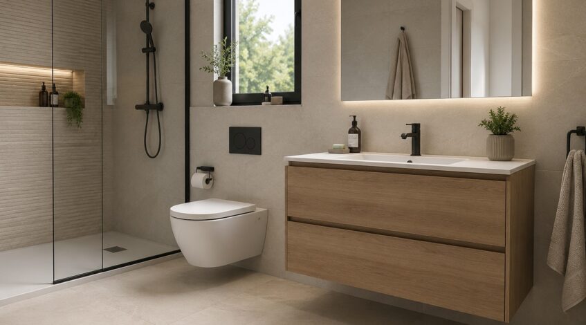 Ventajas y cómo elegir el modelo ideal

Los muebles de baño suspendidos se han convertido en una de las opciones más demandadas en las reformas actuales. Su diseño moderno, su sensación de ligereza y la facilidad de limpieza los convierten en una solución práctica tanto para baños grandes como para espacios reducidos.

Si estás pensando en renovar tu cuarto de baño, conocer sus ventajas te ayudará a tomar la mejor decisión.