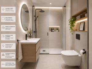 Ideas para un cuarto de baño pequeño